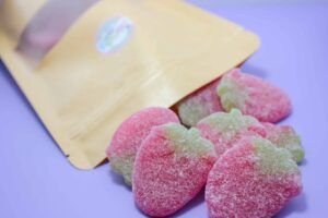 Giant Sugared Strawberries